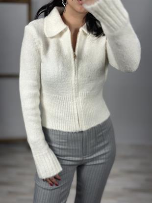 60257 POLO YAKA FERMUARLI TRIKO HIRKA