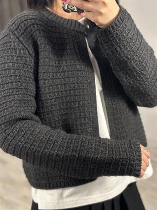 60298 BISIKLET YAKA DUGMELI TRIKO HIRKA