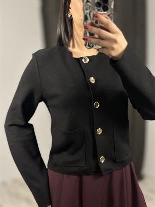60411 DUGME DETAYLI CEPLI HIRKA