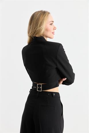 60760 TOKA DETAYLI CROP BLAZER