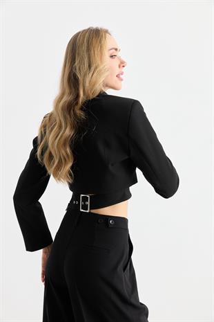 60760 TOKA DETAYLI CROP BLAZER