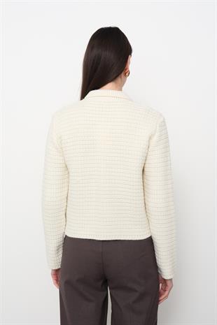 60925 POLO YAKA DUGMELI TRIKO HIRKA