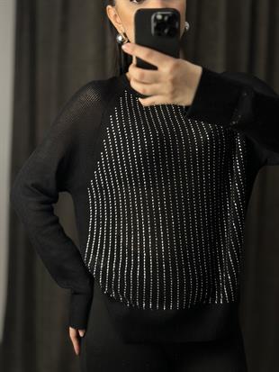 6105 TAS ISLEMELI BISIKELT YAKA TRIKO