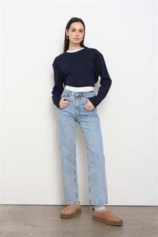 669 CEPLI BOXER DETAYLI JEAN