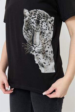 7001 YANI KAPLANLI TSHIRT