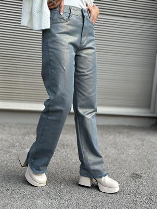 70455 PARLAK STRAIGHT PANTOLON
