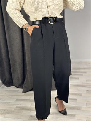 71265 KEMERLI  HAVUC FIT PANTOLON
