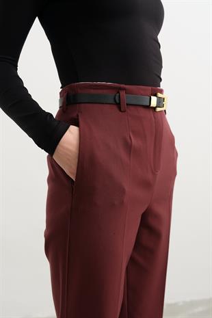 71293  KEMERLI YUKSEK BEL PANTOLON