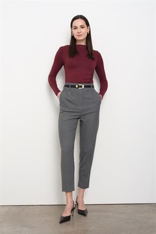 71293  KEMERLI YUKSEK BEL PANTOLON