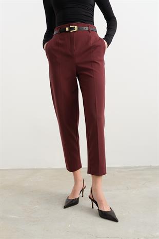 71293  KEMERLI YUKSEK BEL PANTOLON