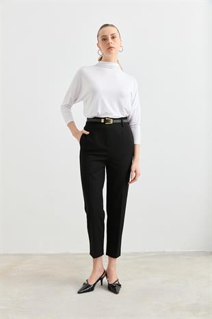 71293  KEMERLI YUKSEK BEL PANTOLON