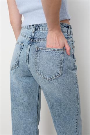 71428 PACA UCU BEYAZLATILMIS PANTOLON