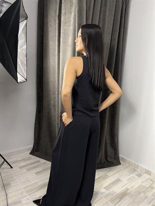 7143 KETEN BLUZ PANTOLON TAKIM