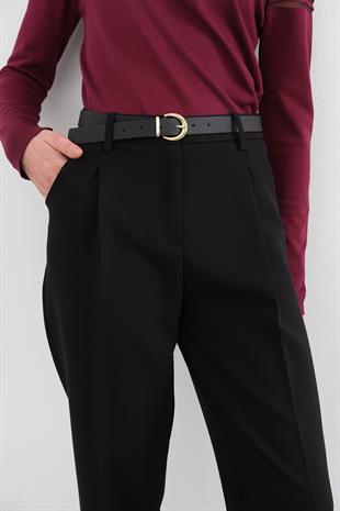 71533 KEMERLI HAVUC FIT PANTOLON