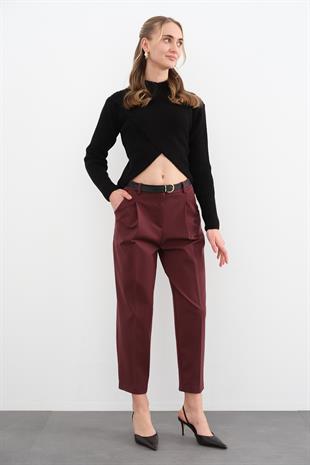 71533 KEMERLI HAVUC FIT PANTOLON
