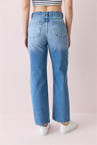71781 KUCUK YIRTIKLI MOM JEAN