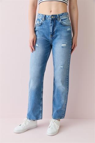 71781 KUCUK YIRTIKLI MOM JEAN