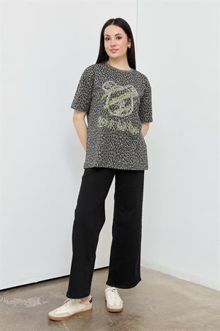 7182 BLOW UP YAZILI TSHIRT