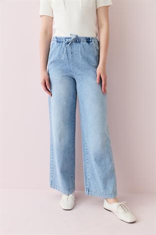 799 DRAWSTRING WIDE LEG JEAN