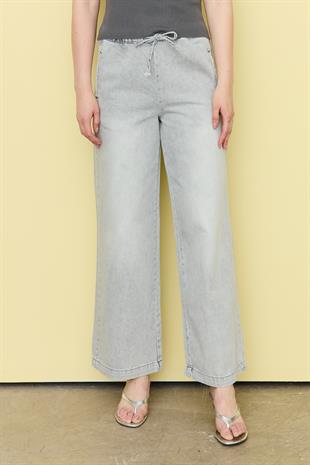 800 DRAWSTRING WIDE LEG JEAN