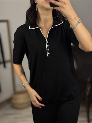 804 POLO YAKA OZEL DUGMELI TRIKO