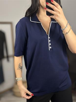 804 POLO YAKA OZEL DUGMELI TRIKO