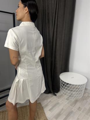 8111 PILELI GOMLEK ELBISE