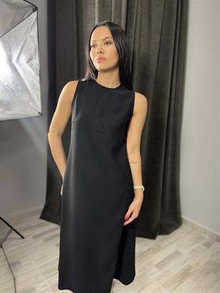 8126 TENCEL SIFIR KOL ELBISE