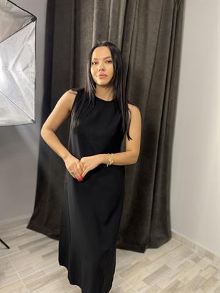 8126 TENCEL SIFIR KOL ELBISE