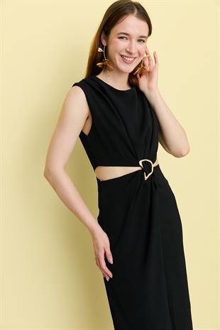 8190 GOLD TOKALI ELBISE