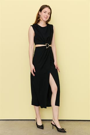 8190 GOLD TOKALI ELBISE