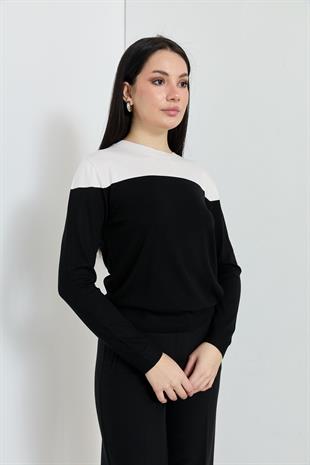 899 BISIKLET YAKA IKI RENKLI TRIKO KAZAK