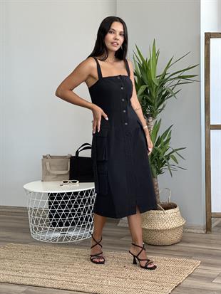 90760 KARGO CEPLI ELBISE