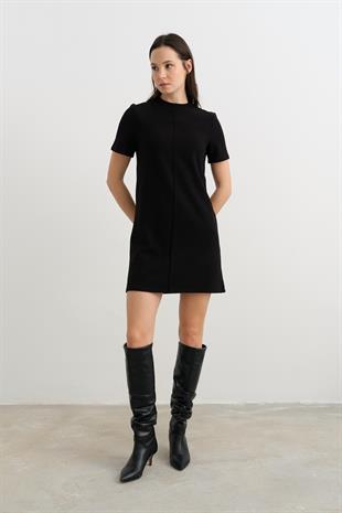 90810 YUMUSAK MINI ELBISE