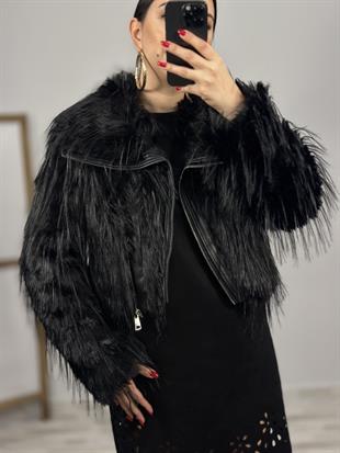 995502 YANDAN FERMUARLI SACAKLI CEKET