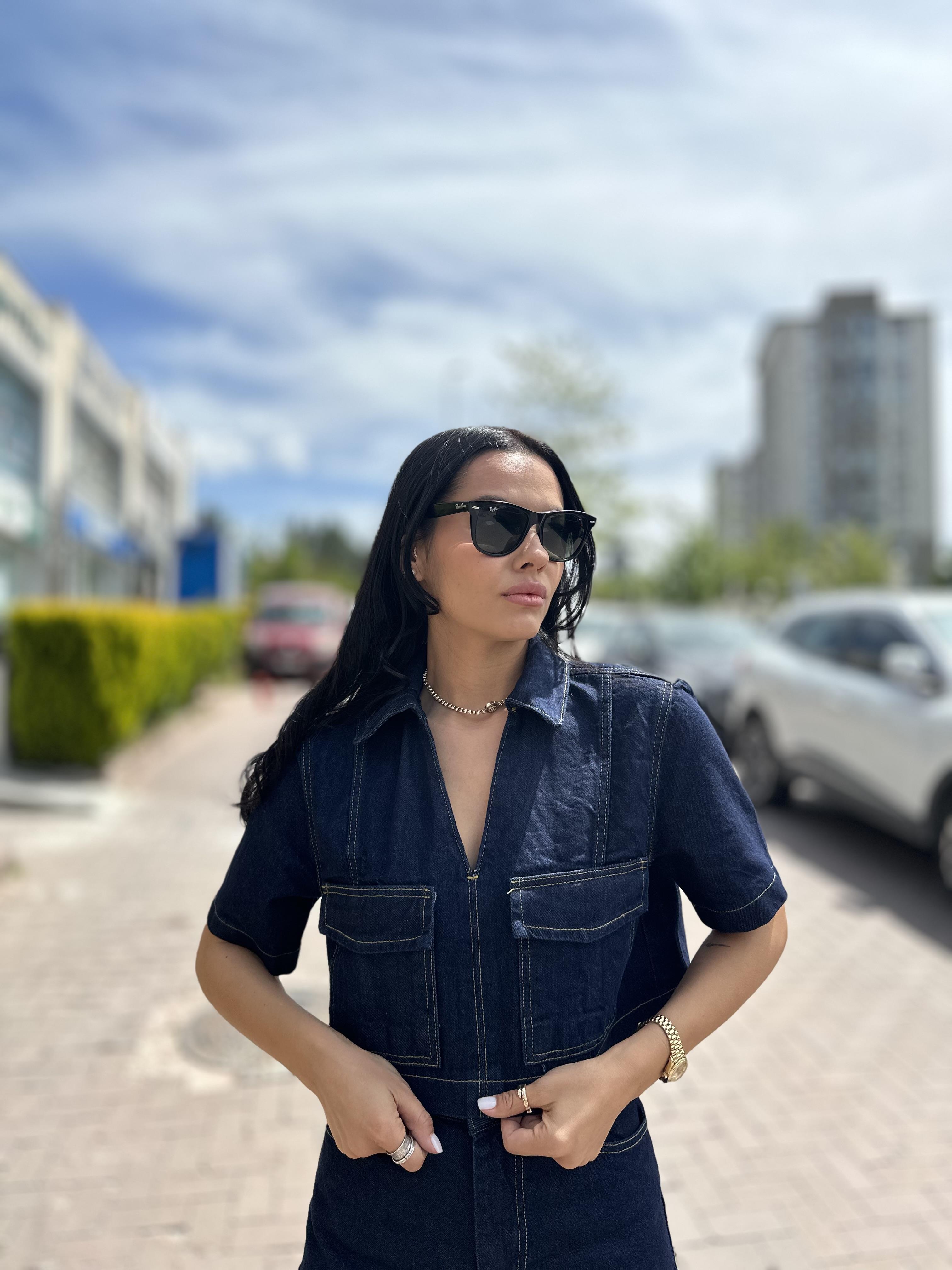 0025 DENIM BLUZ