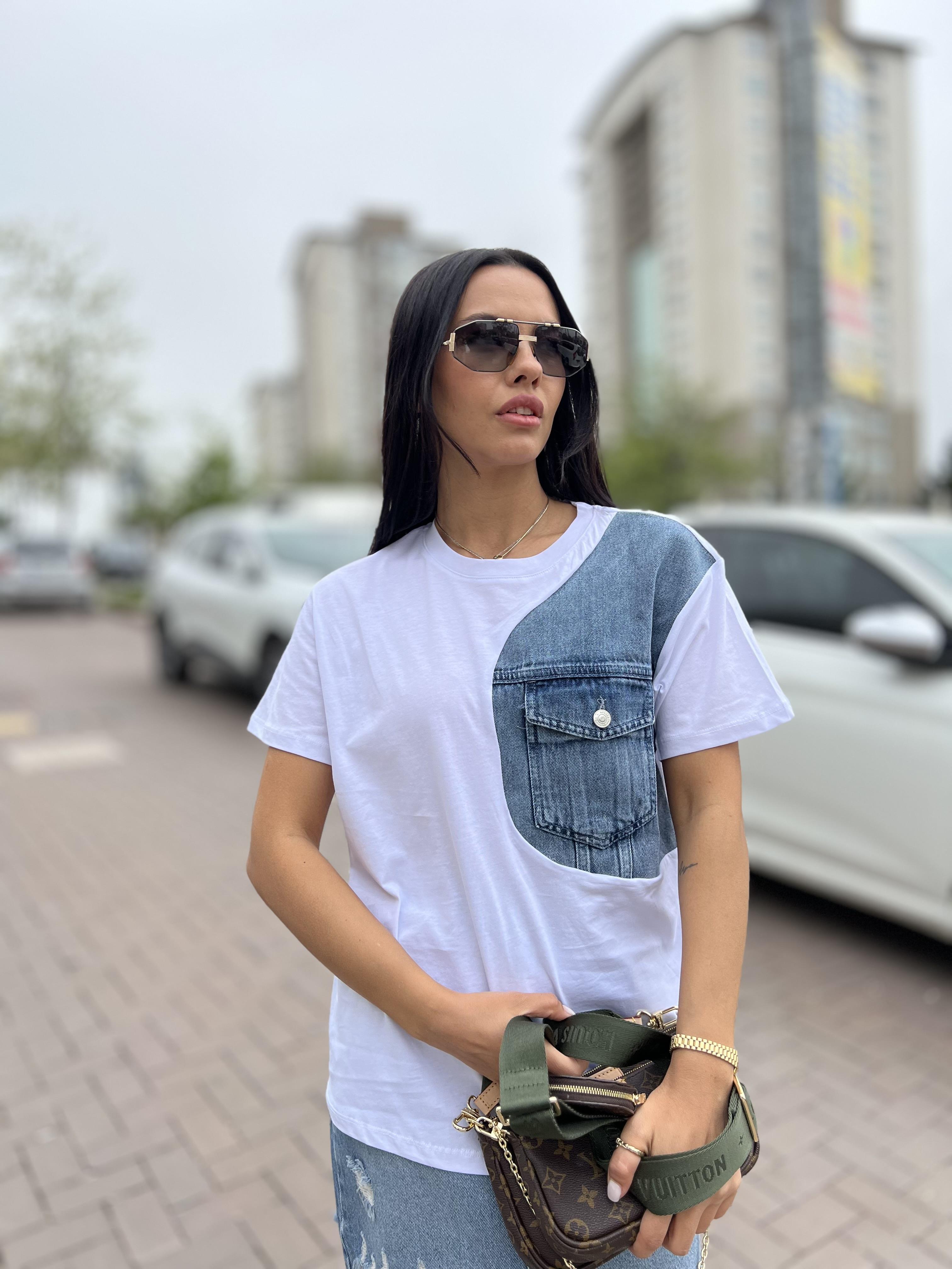 014 KOT CEP DETAYLI TSHIRT
