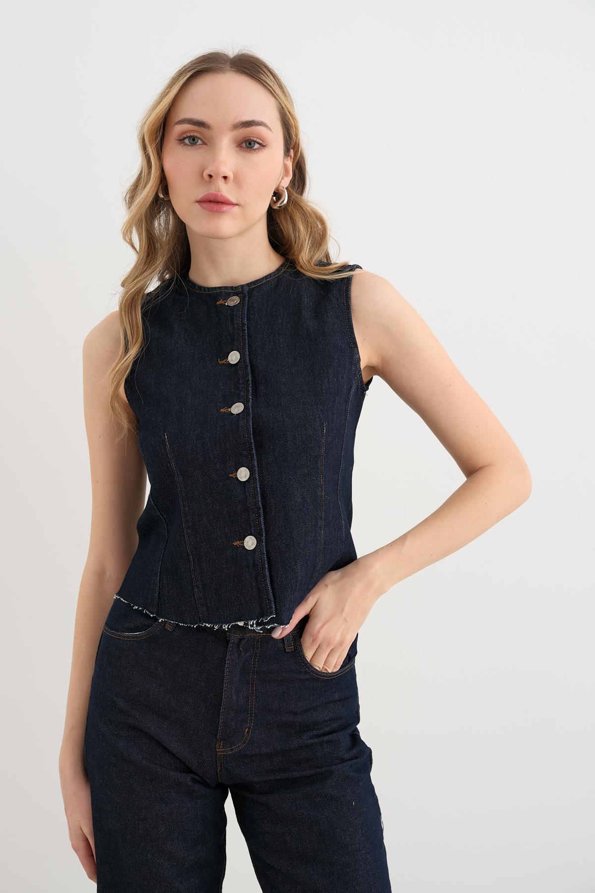 0176 DENIM YELEK