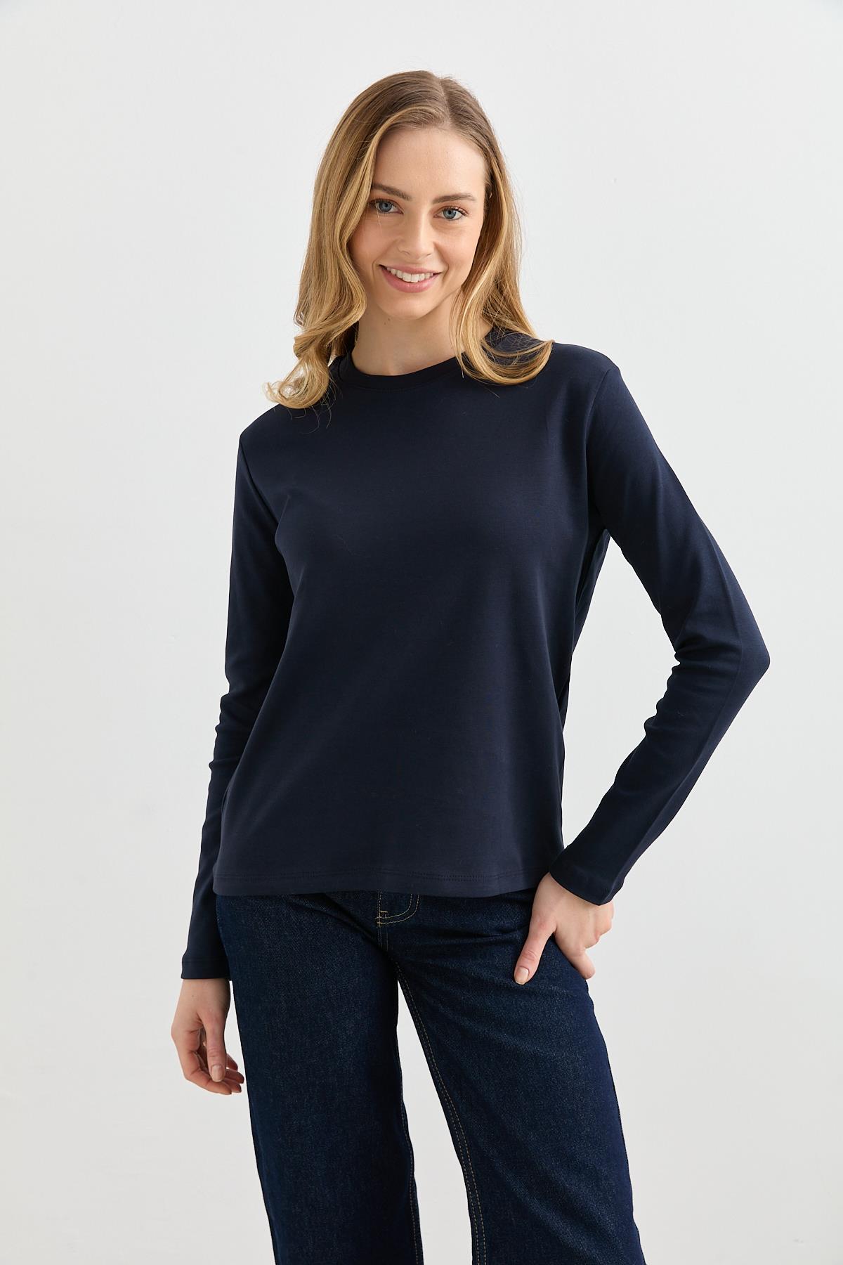 0193 UZUN KOL BASIC TSHIRT