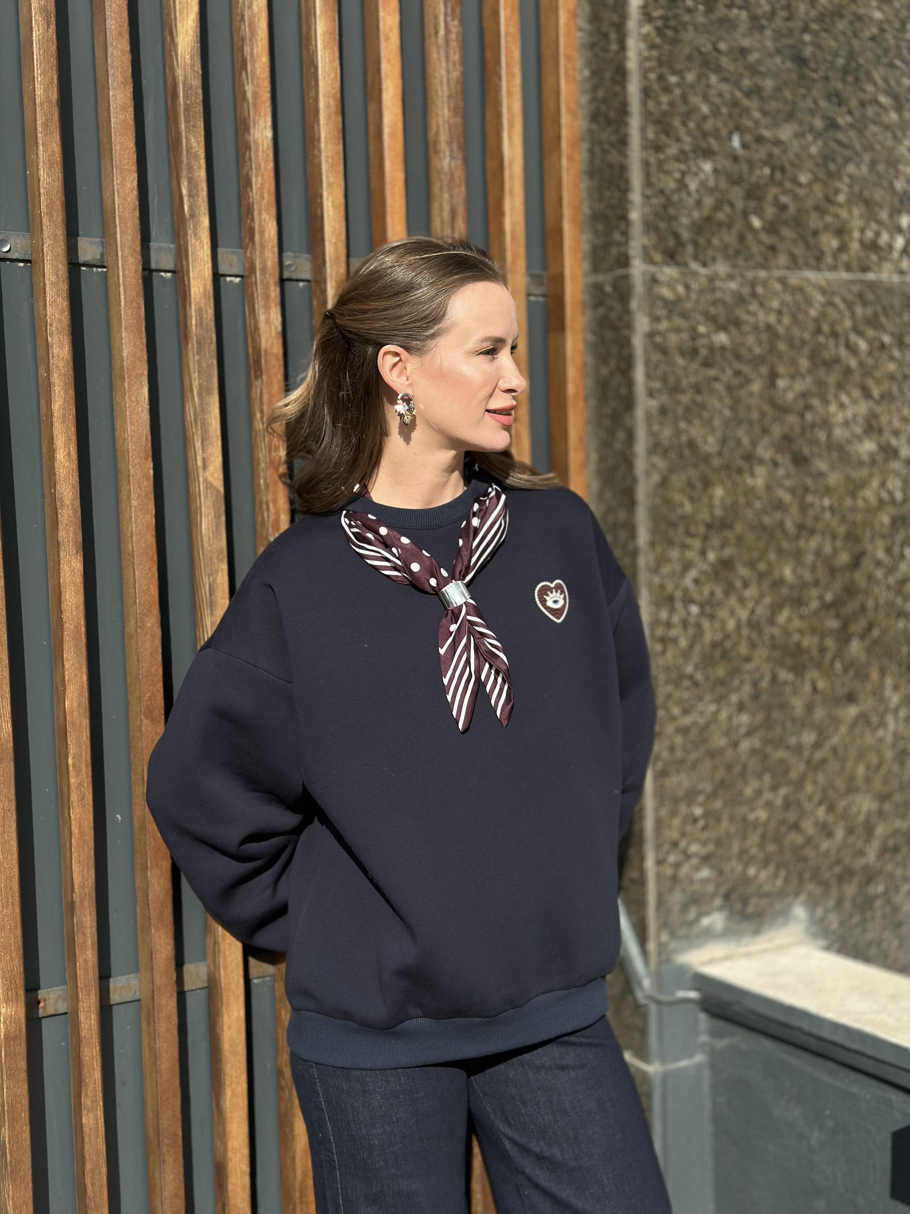 1083 FLARLI KALP NAKISLI SWEAT