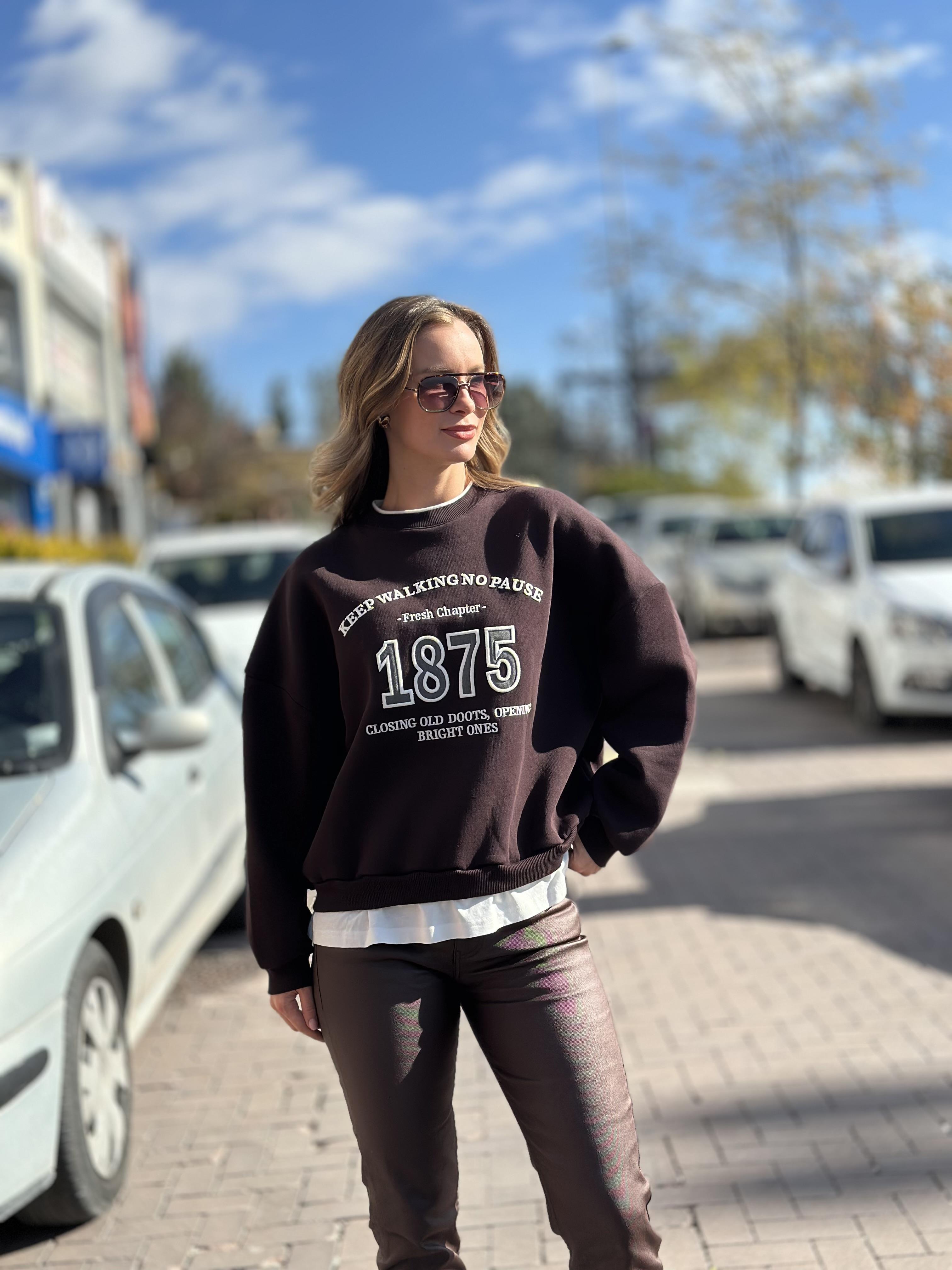 1241 1875 YAZILI SWEAT