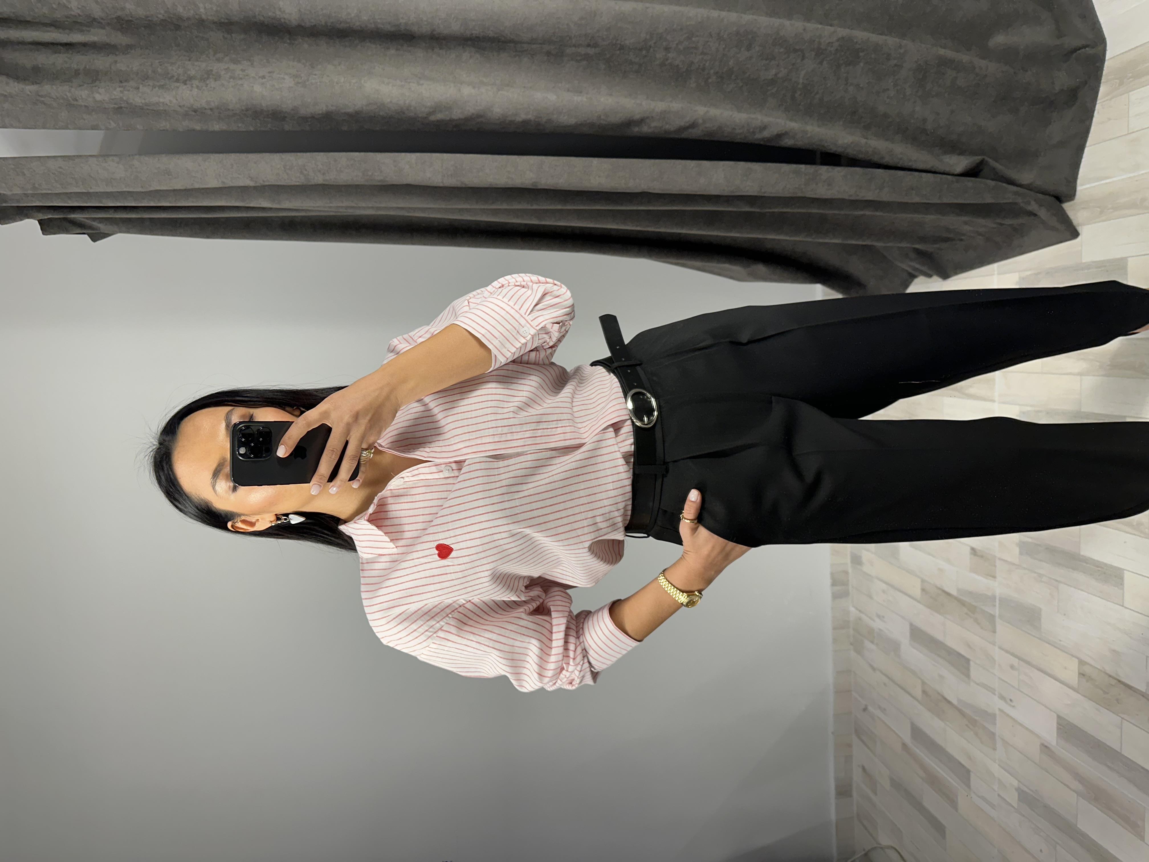 16153 CIZGILI KALPLI GOMLEK