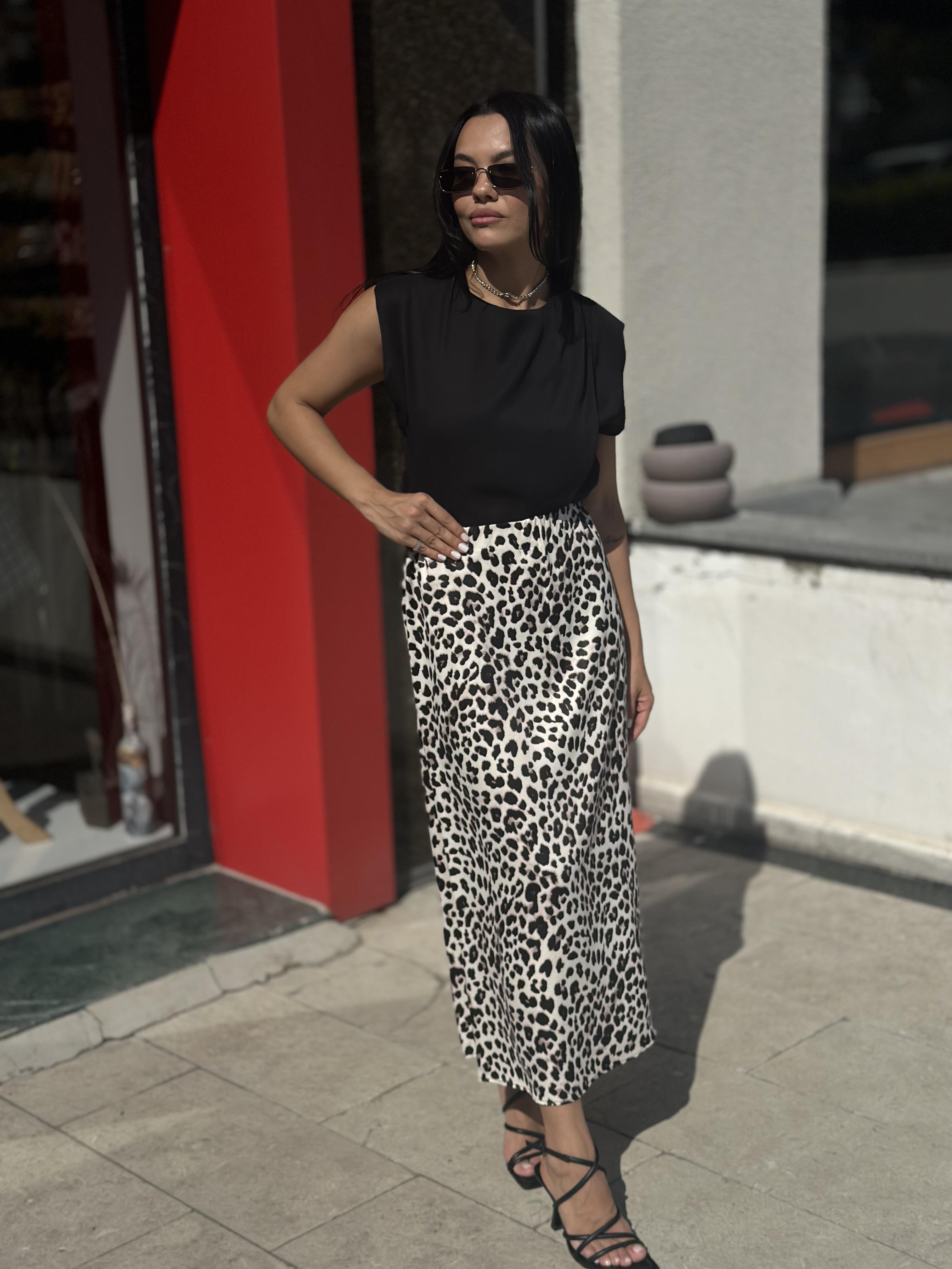 16362 LEOPAR DESEN SATEN ETEK