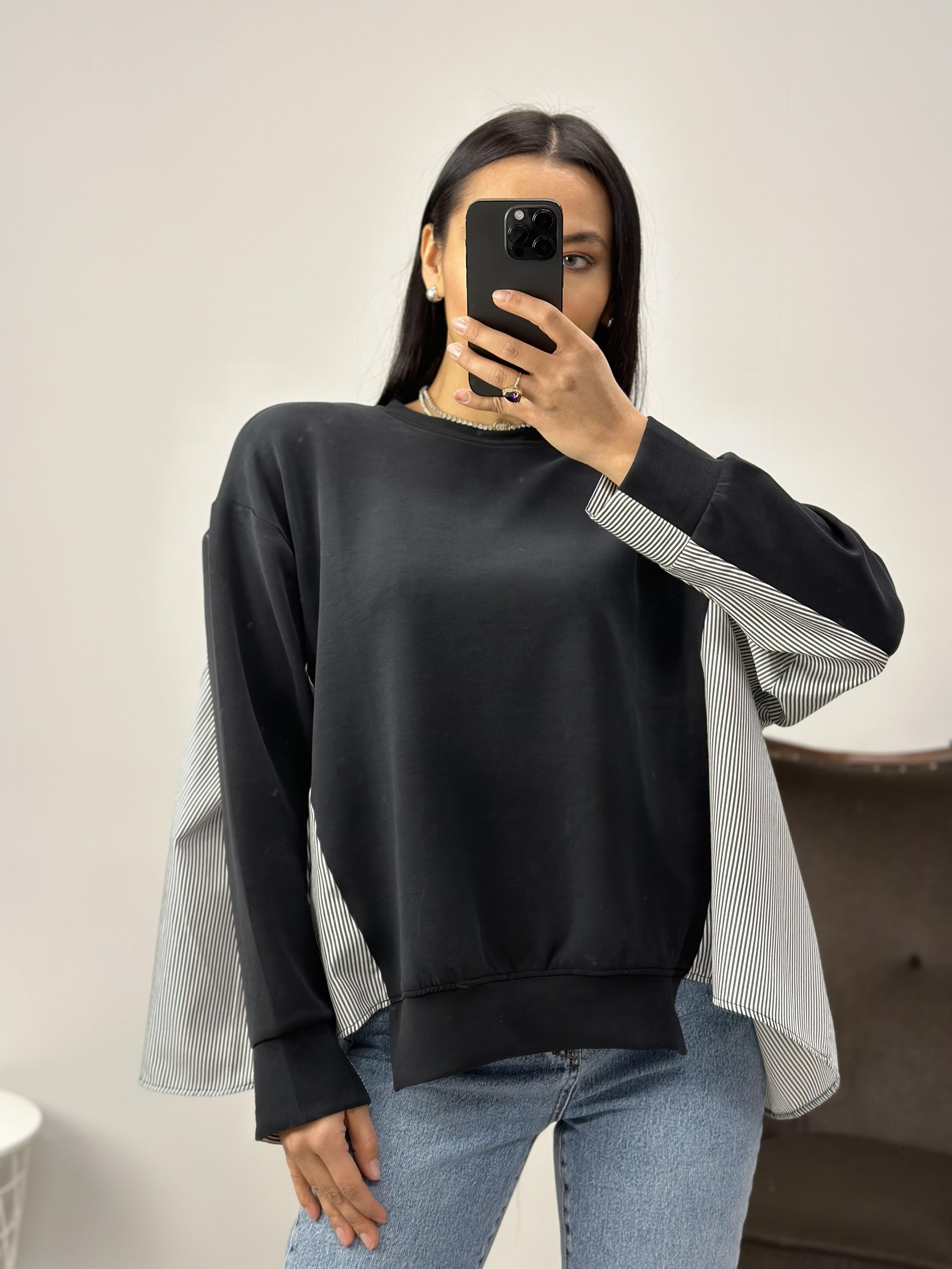 233088 POPLIN GARNILI MODAL SWEAT