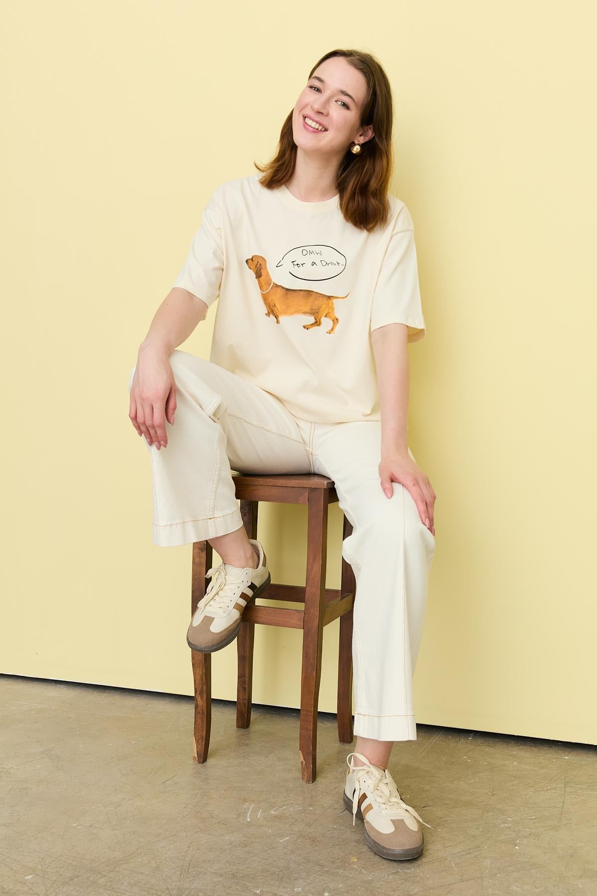 251118 KOPEK BASKILI TSHIRT