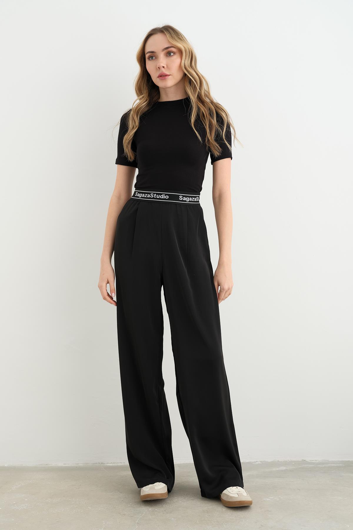 2525 BELI YAZI DETAYLI PANTOLON