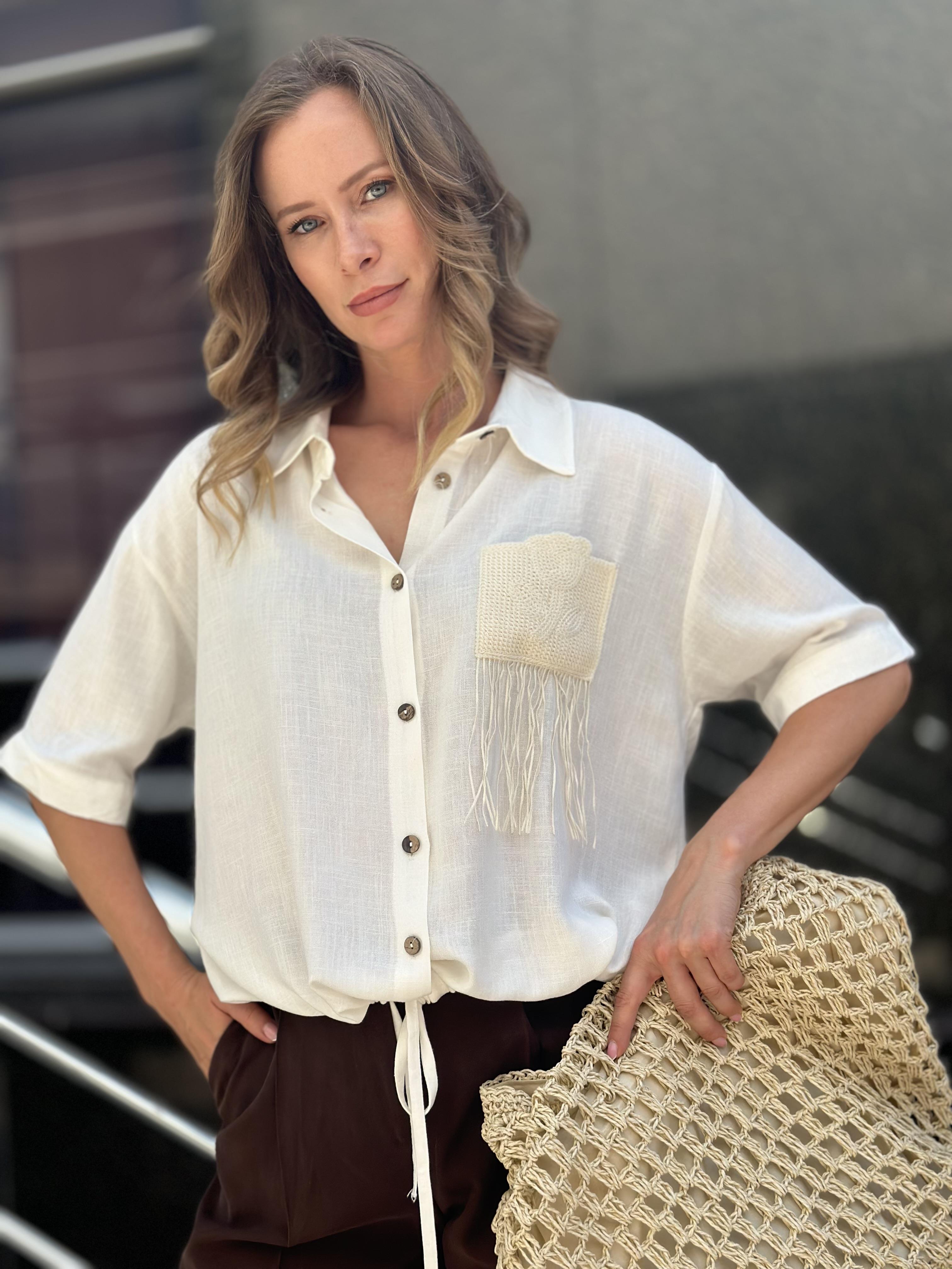 30016 CEP DETAYLI GOMLEK