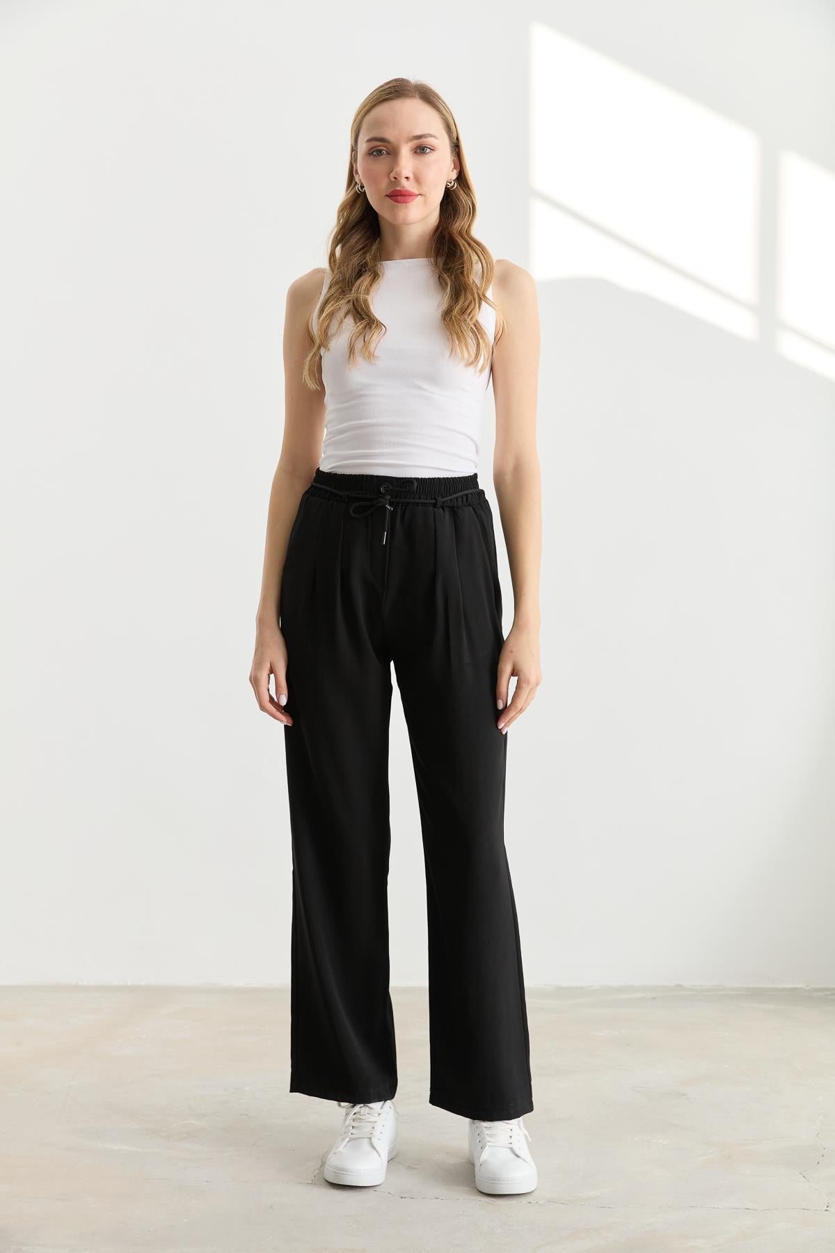 3031 LINDA TWILL PALAZZO PANTOLON