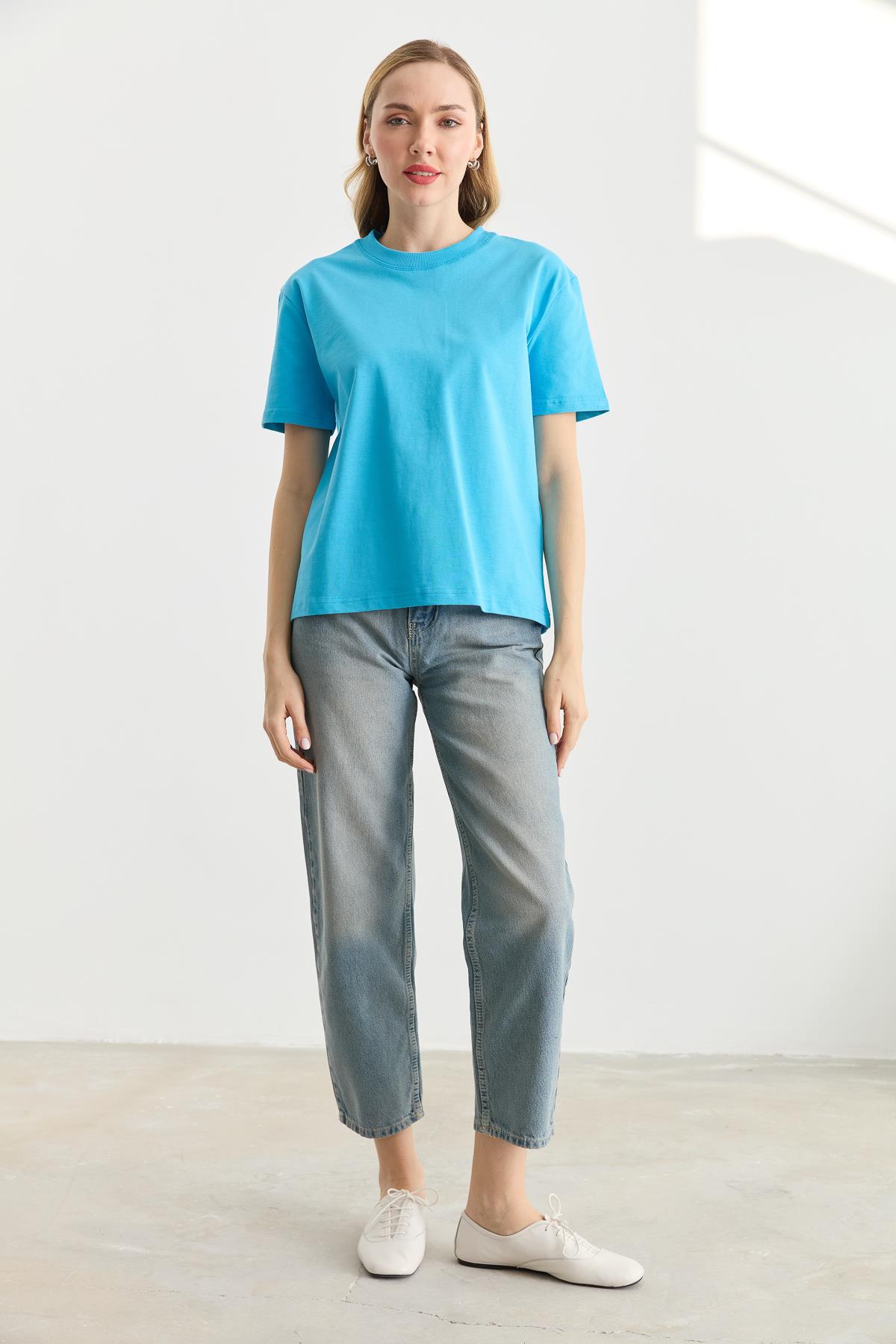 30312 DEKORATIF DIKISLI TSHIRT