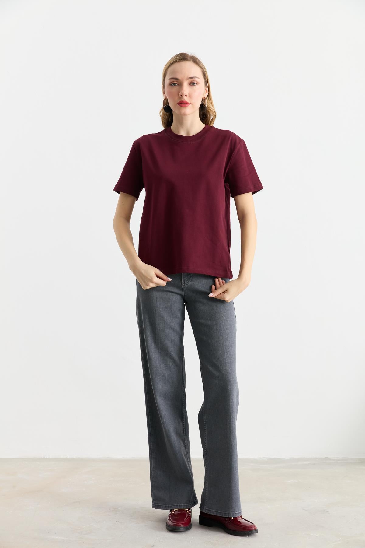 30312 DEKORATIF DIKISLI TSHIRT